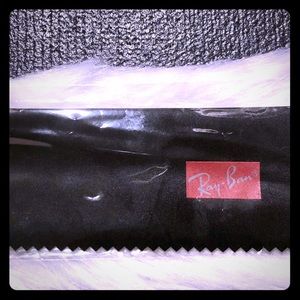 NEW | Ray Ban Glasses Cleaning Cloth | Black